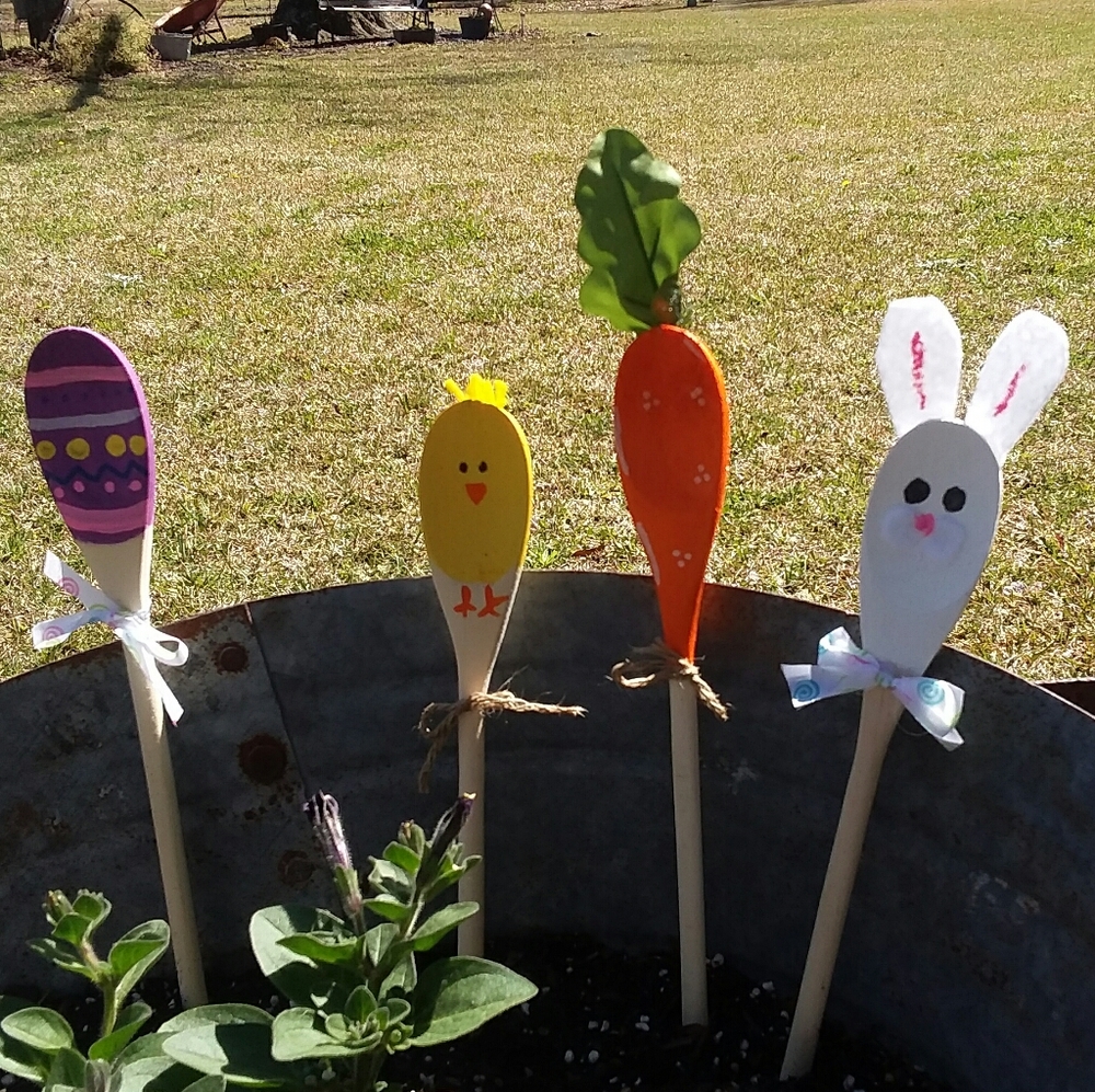 Handmade Easter spoon set
